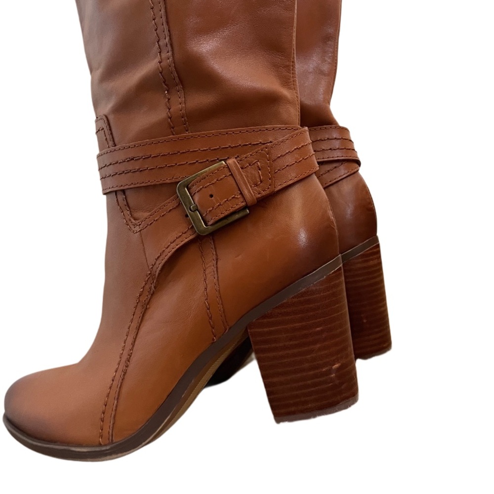 Naturalizer Brown Leather Calf Boots - Picture 9 of 13